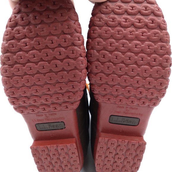 L.L. Bean bison leather duck boots Size 9M - Picture 6 of 9